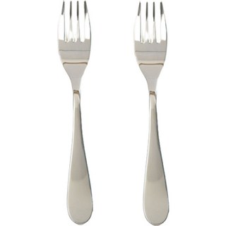 WILLIB 韓國製 304不鏽鋼 Bello 兒童餐具組, 銀色, 單品, 2個