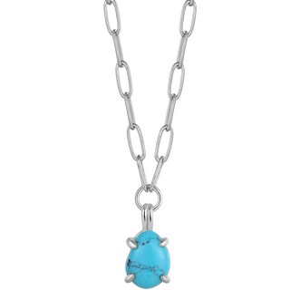 ANIAHAIE 女款綠松石粗鏈925項鍊 N044-04H + 購物袋