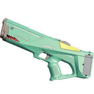 THE SHARK 전동 자동펌프 대용량 물통 워터건, 민트, 1개