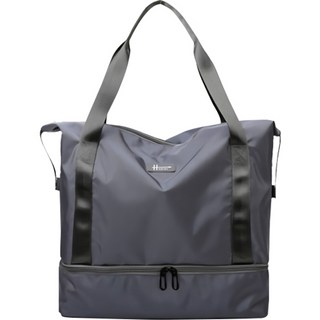 HICKIES 旅行 出差 高爾夫 健身 可掛行李箱 波士頓包 HDB30, 霧面灰色