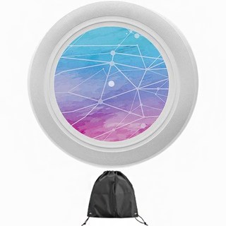 運動休閒 投擲飛盤 + 收納袋套組 可旋轉, 16 閃爍星空普通飛盤