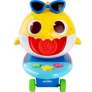 Pinkfong鯊魚寶寶旋律泡泡推車, 藍色, 1個