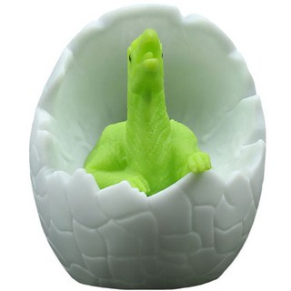 蘿賽 恐龍蛋玩具 照明情境燈, 綠色
