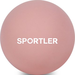 sportler 矽膠按摩球 單顆, 羞澀粉, 1個