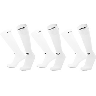 Fuerza 足球襪, 3個, 白色
