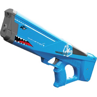 THE SHARK-S 전동 자동펌프 대용량 물통 워터건, 블루, 1개