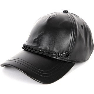 KANGOL 袋鼠 鍊條皮革棒球帽 K5378-BB001