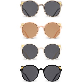 嬰幼兒兒童貓眼太陽眼鏡4件組