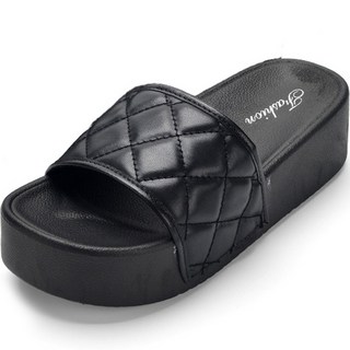 U.SEVEN 女用增高厚底拖鞋 DM Queens