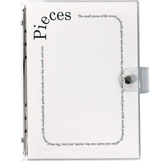 워너디스 A5 피시스 6공 바인더 노트 세트, 01화이트, 1세트