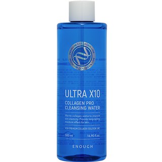 足夠的 Ultra X10 膠原蛋白專業卸妝水, 500ml, 1個