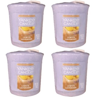 YANKee CANDLe 香氛蠟燭, 檸檬薰衣草, 49g, 4個