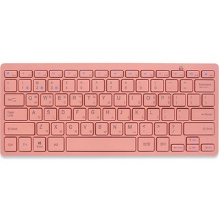 엔보우 N패드 라이트 블루투스 3채널 무선 텐키리스 키보드, 핑크, NPAD-LIGHT