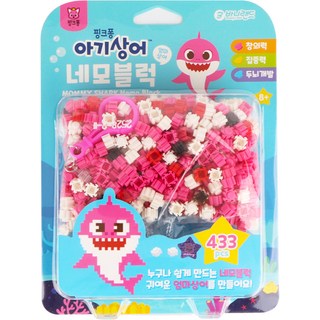 BUNNYLAND 碰碰狐鯊魚寶寶方塊積木 鯊魚媽媽, 混色