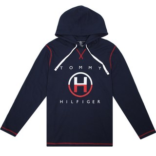 Tommy Hilfiger 男士長袖連帽T恤 09T4147-410