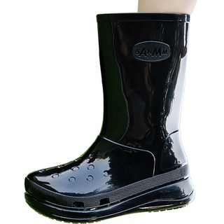 DM 時尚果凍厚底雨靴