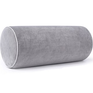 일상나눔 다용도 기능성 원형 메모리폼 베개, 그레이, 1개