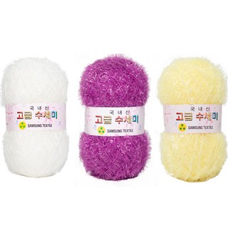 yarna 한복 수세미 패키지 10번세트, 1세트, 혼합색상