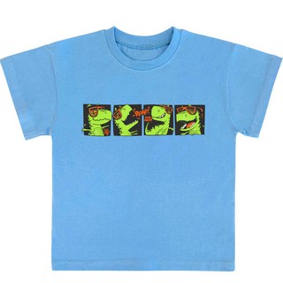 檸檬慕斯 兒童透氣快樂恐龍短袖T恤