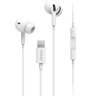 morac Glan Lightning 8pin 耳機, MR-GLAN01, 白色