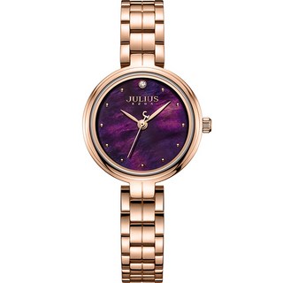 女士手錶手錶女士手錶金屬手錶金屬錶帶時尚手錶日常用品朱利葉斯公司禮品包裝禮物送給女朋友 JA-1294