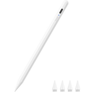 JROAD iPad觸控筆 + 4入筆尖組, 1套, 白色