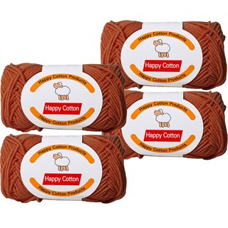 Yarna Happy Cotton 編織線 45g, 756, 4個