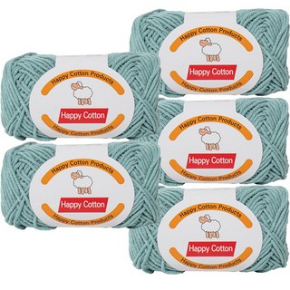 Yarna Happy Cotton 編織線 45g, 748, 5個