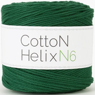 Filip 螺旋棉線 N6 150g, 1捆, 622 深綠色