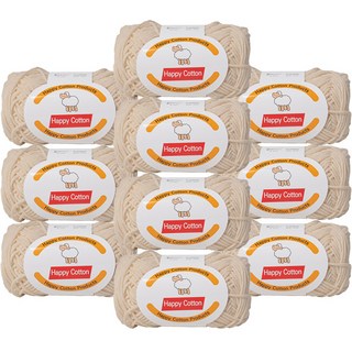 Yarna Happy Cotton 編織線 45g, 704, 10個