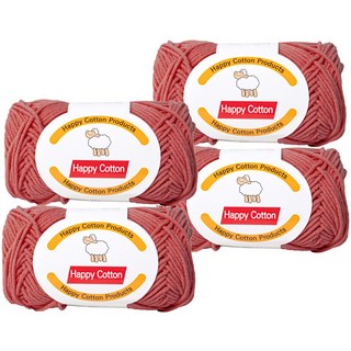 Yarna Happy Cotton 編織線 45g, 778, 4個