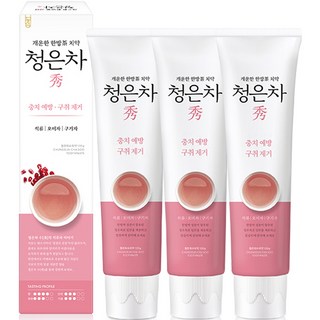 2080 傳統韓方護齦茶牙膏 秀, 120g, 3個