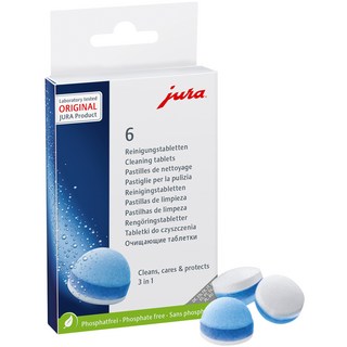 jura 咖啡機清潔錠 6入, 混合色, 1個