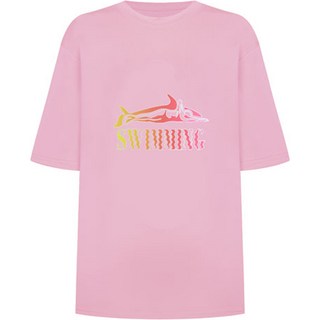 솔레일 여성용 스위밍 루즈핏 반팔 래쉬가드 상의