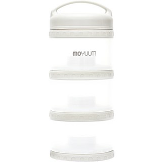 모윰 3단 분유케이스, 클라우드화이트, 1개