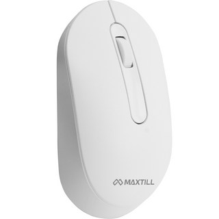 맥스틸 블루투스 저소음 무선 마우스, MO-BTM30C, 화이트