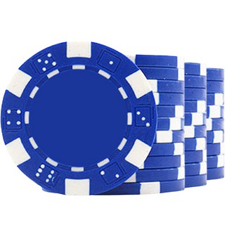 Hooni.com 國際規格比賽用鮮明彩色籌碼 200p, 1個, 藍色