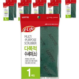 e.Life 多用途菜瓜布 小, 1個, 10個