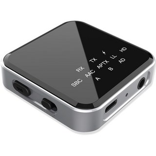 컴스 고음질 오디오 블루투스 송수신기, JA230, 검정, 1개