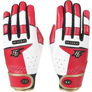 HI-GOLD 棒球職業打擊手套 雙手組 HL235MBJBG01, 紅色(HL235MBJBG012)