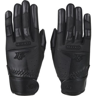 HI-GOLD 棒球職業打擊手套 雙手穿戴 HL235MBJBG013, 黑色