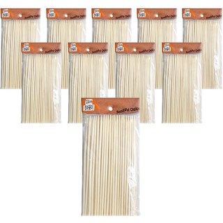 竹製香腸籤 22cm, 100個, 10個