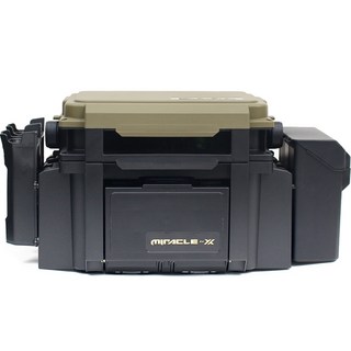 싸파 미라클X 하이브 태클박스 15L SMT-HT15KA, 카키, 1개