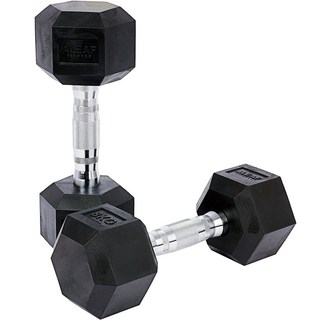 ALEAF 無味PEV六角啞鈴, 8kg, 2個