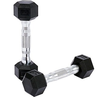 ALEAF 無味PEV六角啞鈴, 1kg, 2個