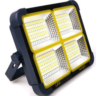 테크진 대용량 충전식 LED 캠핑 랜턴 5000루멘스 10000mAh, DarkBlue + 백색 + 주광색, 1개