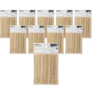 竹製串燒籤 小款 12cm, 100入, 10個