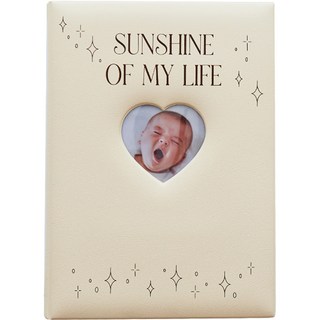 皮革黏貼式客製化人生四格照超音波相簿, 25張, 香草奶油