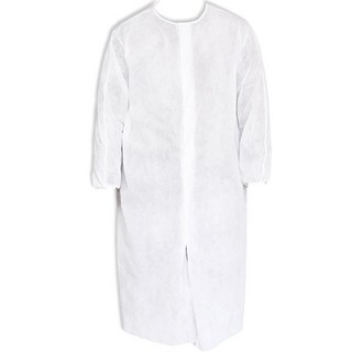 Guardman 工業現場用不織布訪客袍, 白色, 50個