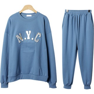 Lalaon 女款休閒壓紋運動套裝 RN016